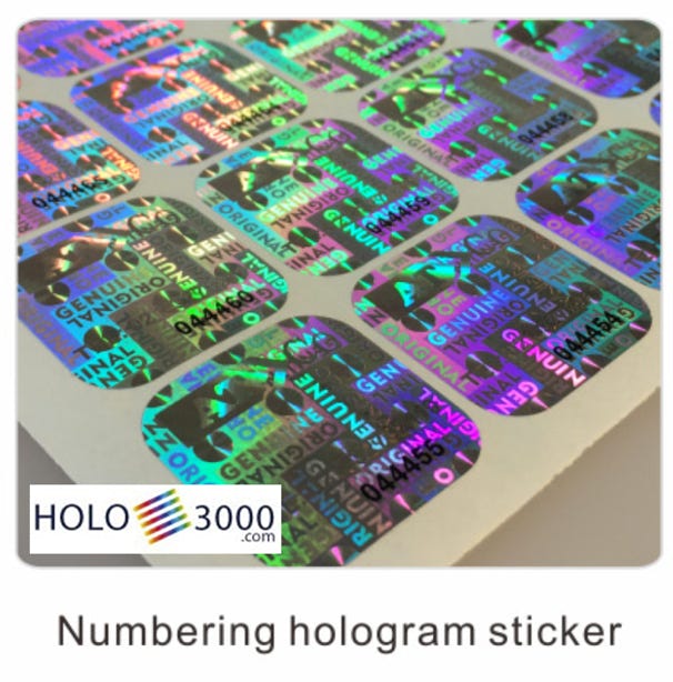 ologramma adesivo hologram sticker